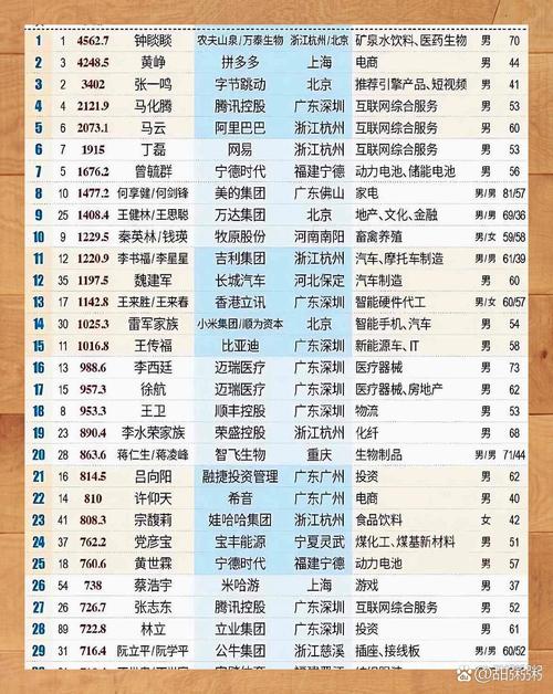 中国富豪榜实时更新,谁登顶了?