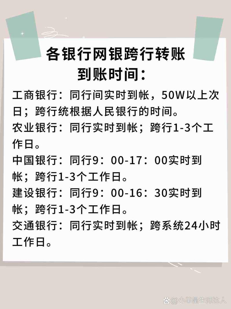 哪些银行转账能实时到账?