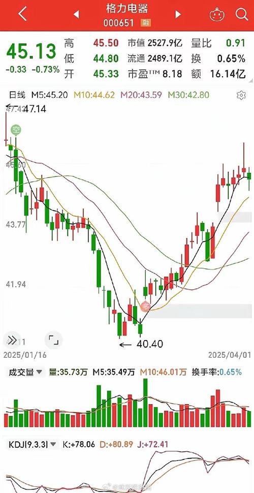 格力电器股票实时行情最新价格是多少？今日走势如何？能否分析下未来投资价值？